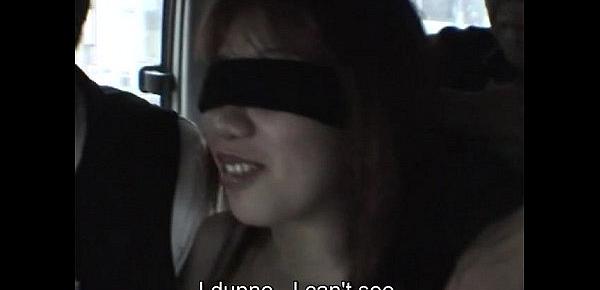  Subtitled extreme Japanese public exposure blindfold prank
